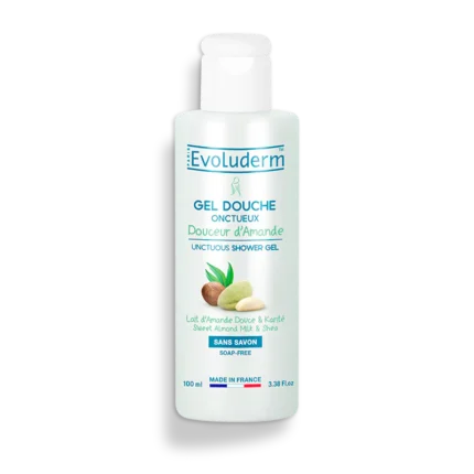 Gel douche onctueux Douceur d'amande Evoluderm 1000ml