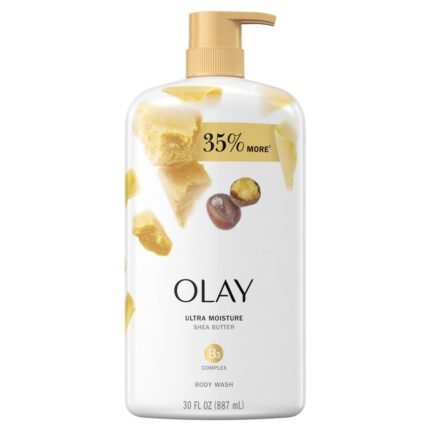Olay Ultra Moisture Gel douche au beurre de karité + lotion corporelle raffermissante et hydratante Olay au collagène